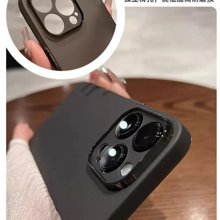 قاب گوشی سیلیکونی مات نیمه‌شفاف فوق‌نازک با حس بدون قاب مناسب اپل 16promax iPhone17