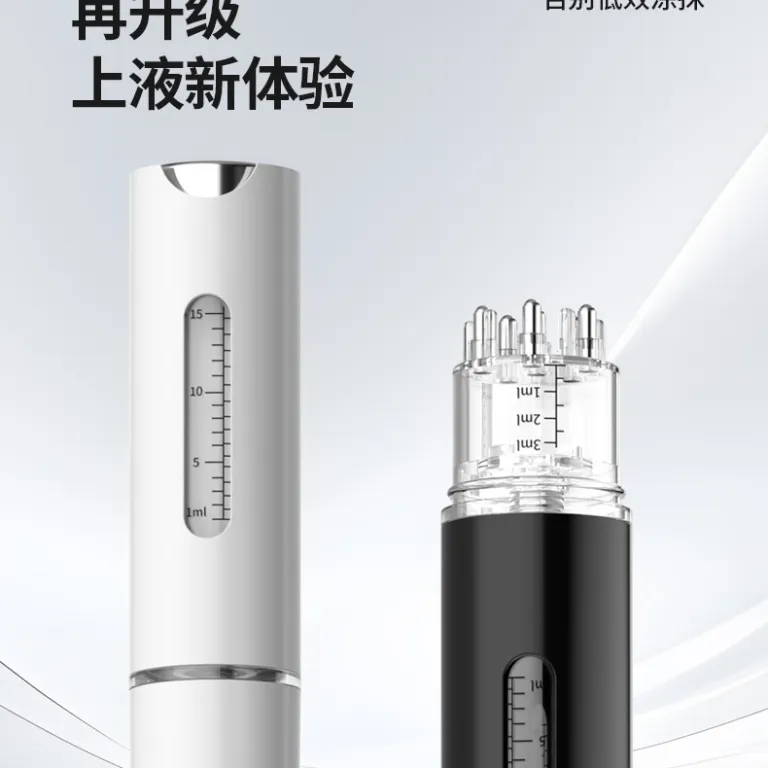 دستگاه مالش محلول ماینوکسیدیل روی پوست سر 15ml، ظرفیت بالا، قابل حمل، دستگاه مالش غلتکی توپی با روغن تقویت‌کننده مو و محلول مغذی و شانه ماساژور