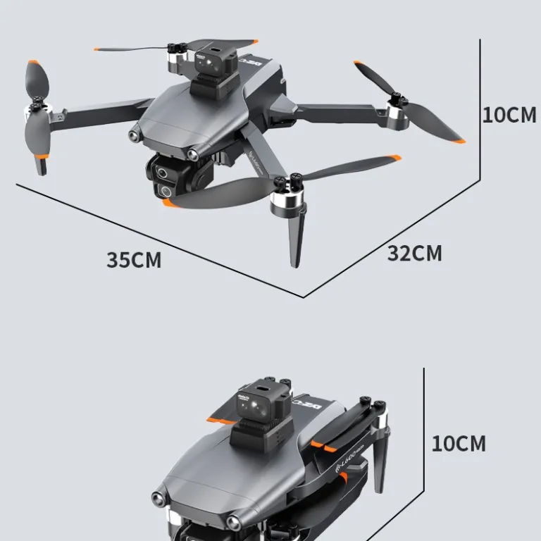L600-1Pro کوادکوپتر تاشو بدون جاروبک مجهز به GPS با دوربین هوایی HD، گیمبال ضدلرزش و پرواز طولانی