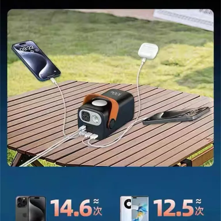 پاوربانک 60000 میلی‌آمپر ساعت 100W شارژ سریع فوق‌العاده، ظرفیت فوق‌العاده بالا برای شارژ لپ‌تاپ، شارژ فلش