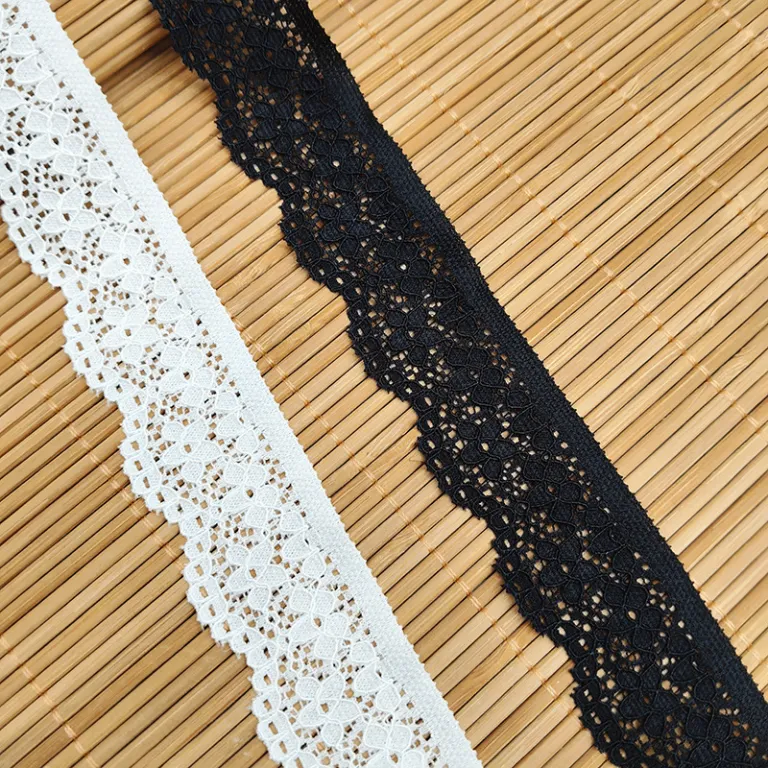 نوار توری کشسان لولیتا جدید، یراقآلات لباس DIY، لبه دامن و لباس، روبان، موجود عمده