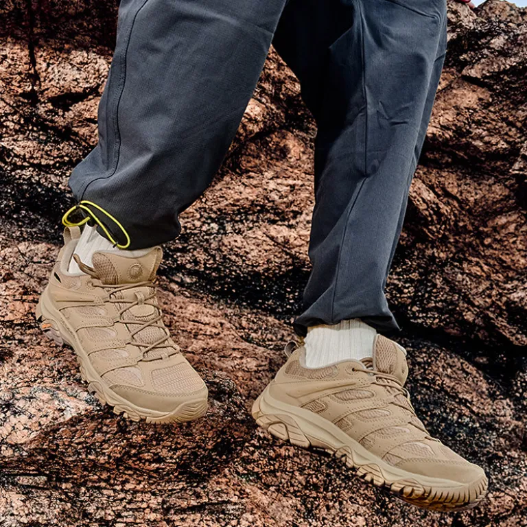 کفش پیاده‌روی ضدآب MERRELL MOAB 3 SYN GTX کوهنوردی با زیره عاج‌دار و مقاوم مدل پاییزه