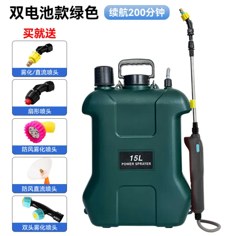 20L سمپاش دوشی پشتی، سمپاش شارژی کشاورزی برای سمپاشی، ضدعفونی، آبیاری گل و گیاه