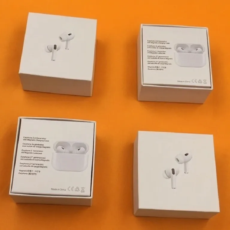 جعبه بسته‌بندی هدفون اپل Airpods pro2 نسل 234567 بلوتوثی هواچیانگ‌بی میوه