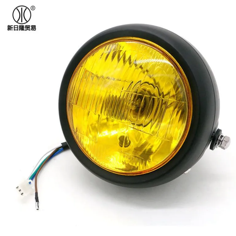 CG125 چراغ جلوی رترو GN125 با بدنه مشکی گرد، عرضه عمده لوازم موتورسیکلت