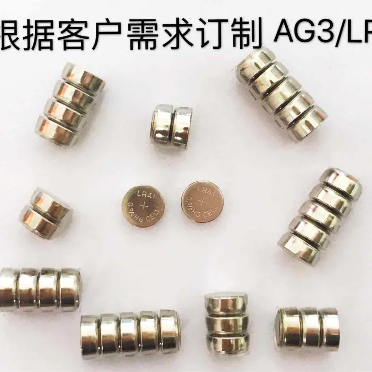موجود در انبار LR41/AG3/L736 باتری سکه‌ای 3 عددی بسته ترکیبی 4.5V قلم اتصال سری الکترونیکی lr41