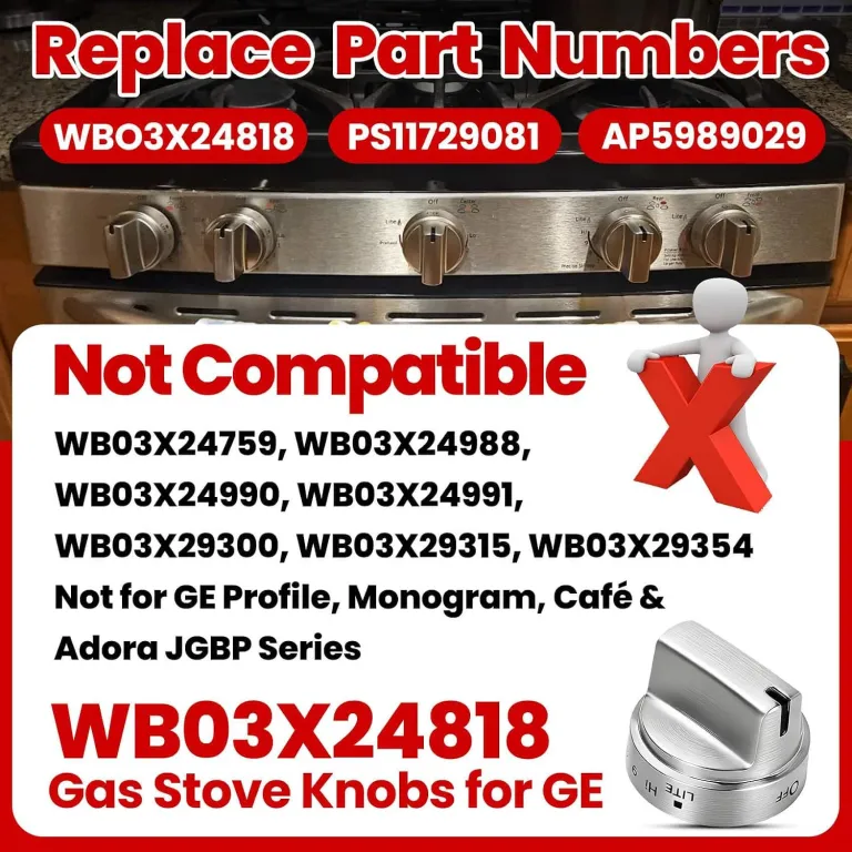 دسته کنترل شیر گاز WB03X24818، سازگار با اجاق گاز GE