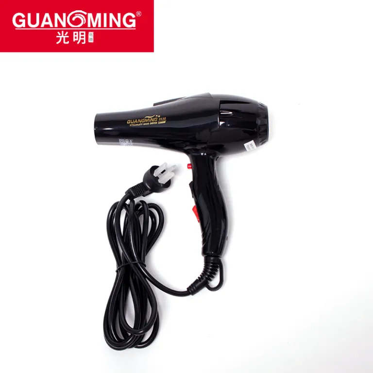 سشوار گوانگمینگ پرقدرت 2200W سشوار 9930 موتور بزرگ باد سرد و گرم دمای ثابت