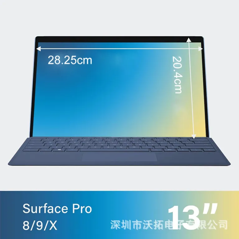 محافظ صفحه مغناطیسی ضد جاسوسی مناسب MacBook13 اینچ 14pro قابل جدا شدن وضوح بالا ضد انعکاس عمده کارخانه منبع کراس بوردر
