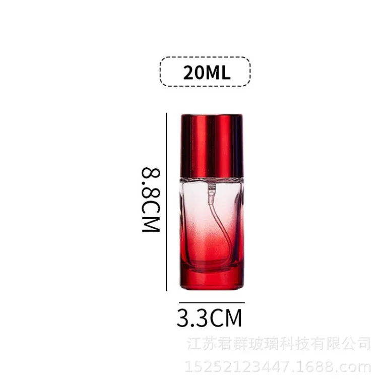 عمده موجودی آماده اسپری قابل حمل 20ml-100ml بطری تقسیم‌کننده عطر بطری عطر بطری اسپری مسافرتی بطری شیشه‌ای