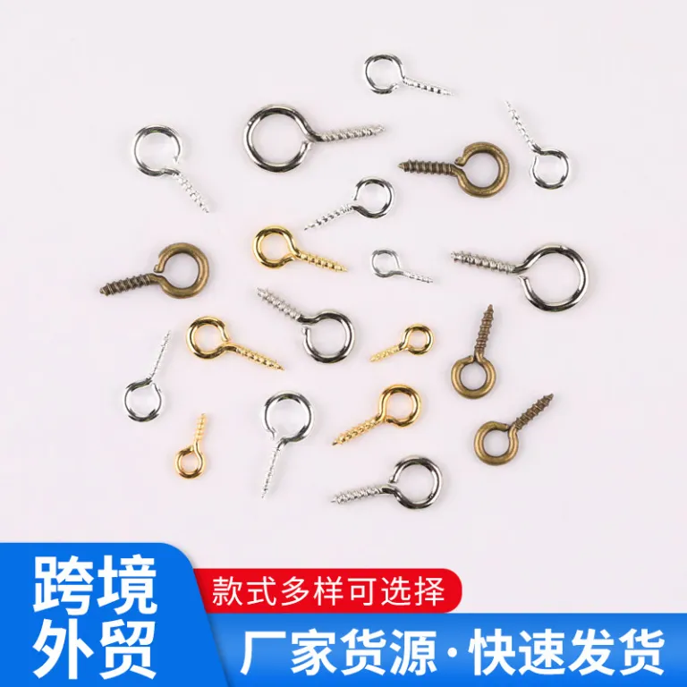 پیچ چشمی مهره‌ای DIY با آویز شاخی 9، عمده فروشی مستقیم کارخانه