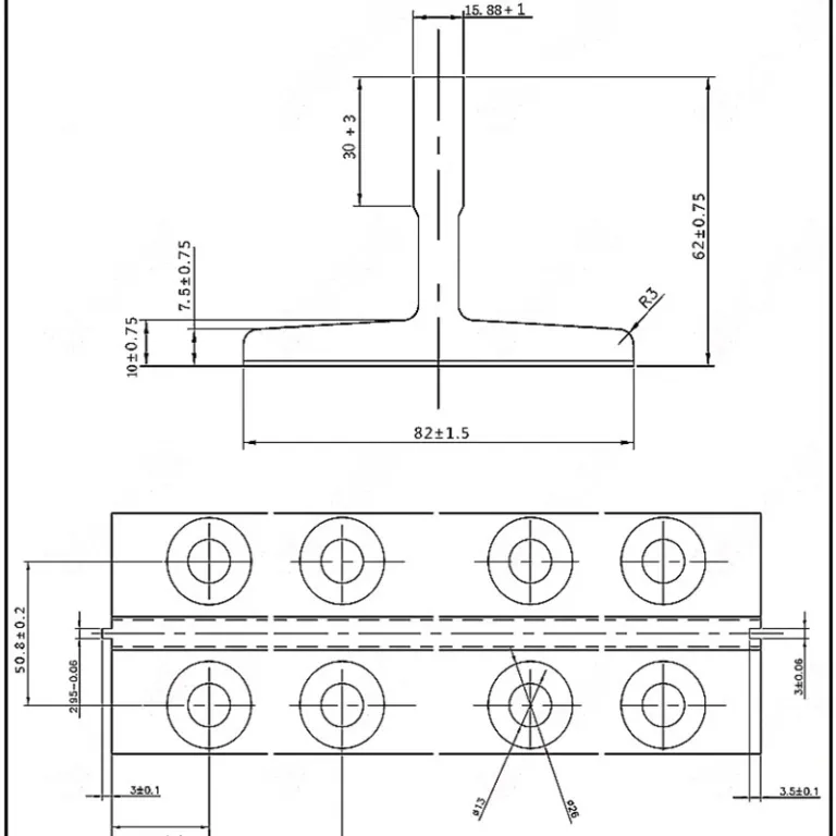 ریل آسانسور T شکل، ریل توپر و ریل توخالی T70/T75/T78/T89/T90/T114 ریل آسانسور