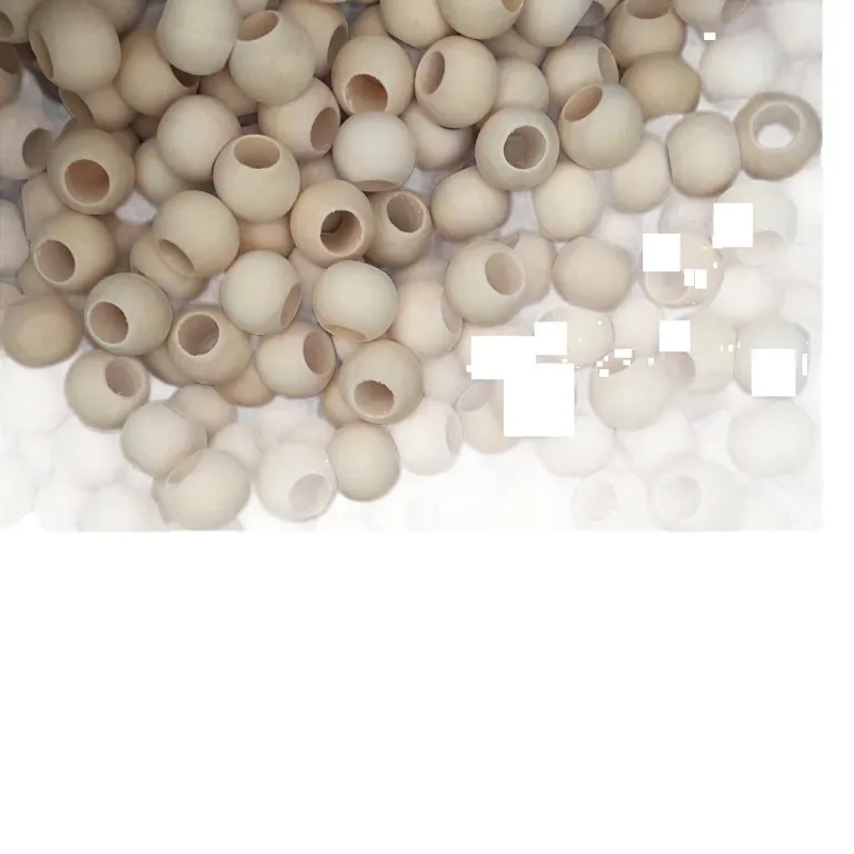 20mm مهره چوبی گرد با سوراخ بزرگ 12mm برای ساخت دستبند و زیورآلات دست‌ساز
