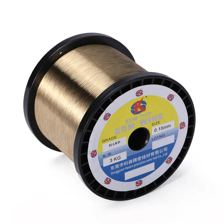 سیم برش تخلیه آهسته EDM سیم مسی الکترود سیم الکترود سیم برنجی با دقت بالا 0.25mm، 0.20mm