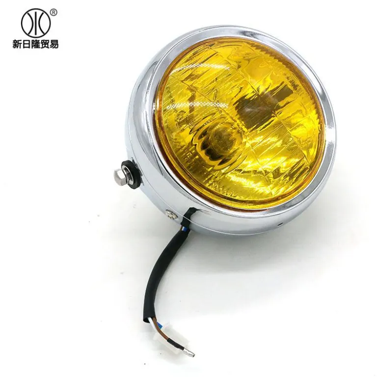 CG125 چراغ جلوی رترو GN125 با بدنه مشکی گرد، عرضه عمده لوازم موتورسیکلت
