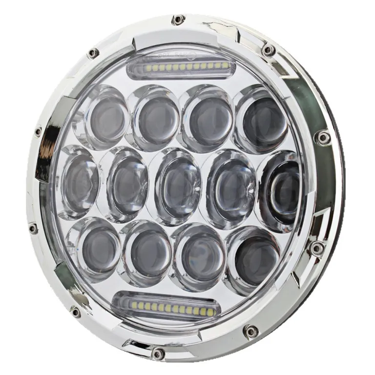 چراغ جلو LED موتورسیکلت 75W7 اینچ گرد مناسب آفرود جیپ رانگلر و هارلی