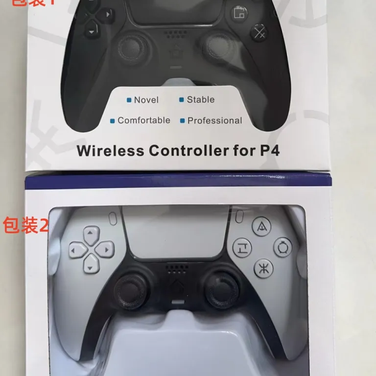 PS4 دسته بازی بی‌سیم بلوتوث PS4 کنترلر با لرزش دوگانه و حسگر حرکت 6 محور با قابلیت شلیک پیاپی 5 طراحی نسل جدید مخصوص صادرات