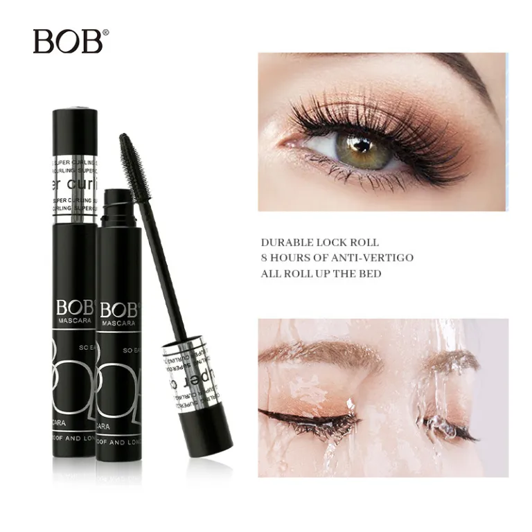 ریمل بلندکننده bob ضدآب بدون پخش شدن پرپشت و فرکننده ماندگار طبیعی روزانه پایه ریمل
