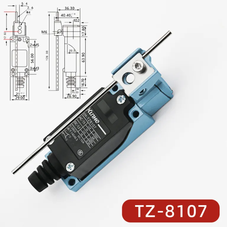 ME-8108 کلید محدودکننده خودبازگشت میکروسوئیچ تماسی محدودکننده TZ-8101 کلید مسیر