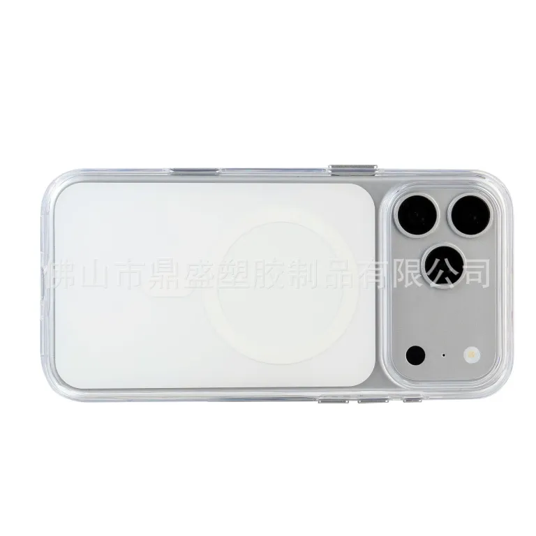 کیف رسمی دوکاره مخصوص اپل 18 طرح جدید قرمز گیلاسی iPhone17PM کیف مگنتی