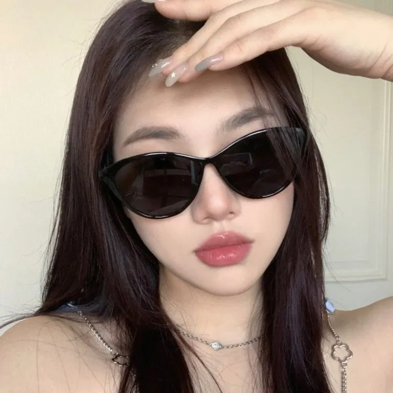 عینک آفتابی فریم مشکی جدید زنانه و مردانه، شیک، مناسب صورت‌های بزرگ، ضد اشعه UV برای رانندگی