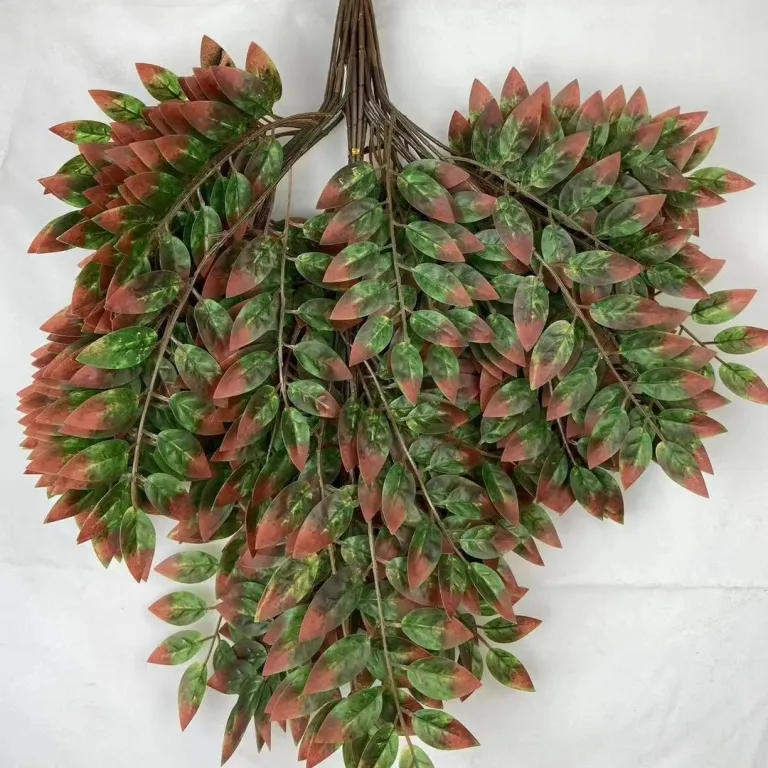 شاخه مصنوعی برگ اقاقیا، نارون و عناب برای محوطه‌سازی و دکوراسیون سبز