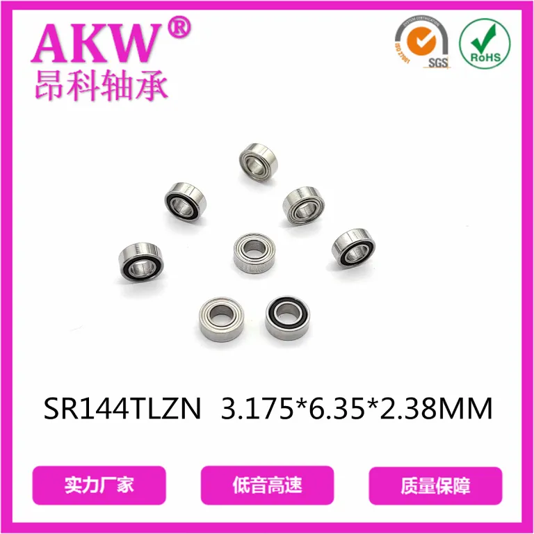 بلبرینگ سرامیکی هیبریدی با سرعت بالا برای هندپیس دندانپزشکی SR144Z  3.175*6.35*2.38mm