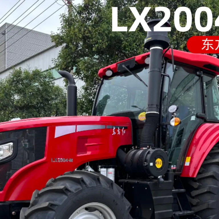 تراکتور LMA2004-C دونگ فانگ هونگ با فرمان هیدرولیک، ماشین خاک‌ورزی، تحویل بدون ثبت‌نام، تراکتور چهارچرخ YTO
