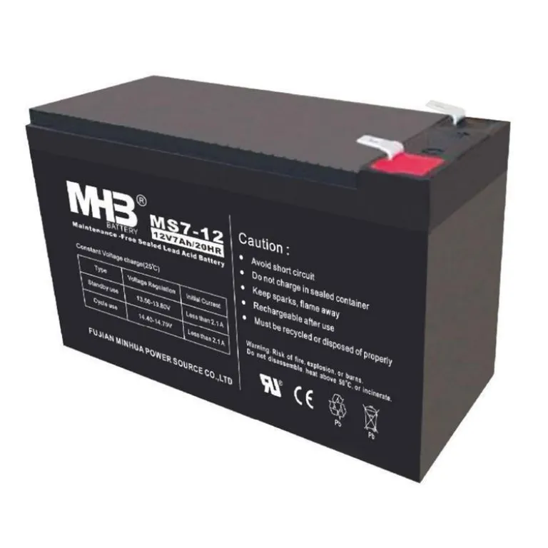 باتری MHB مینهوا MS7-12 MS9-12 12v7ah9ah دستگاه منبع تغذیه اضطراری آسانسور و یو پی اس داخلی