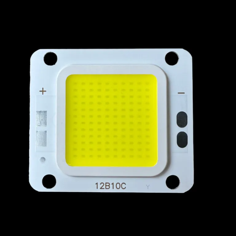 12V بدون نیاز به درایور، پرنور 50WCOB نور سفید و سفید گرم، ال‌ای‌دی یکپارچه، برد ال‌ای‌دی، چراغ خورشیدی، چیپ منبع نور