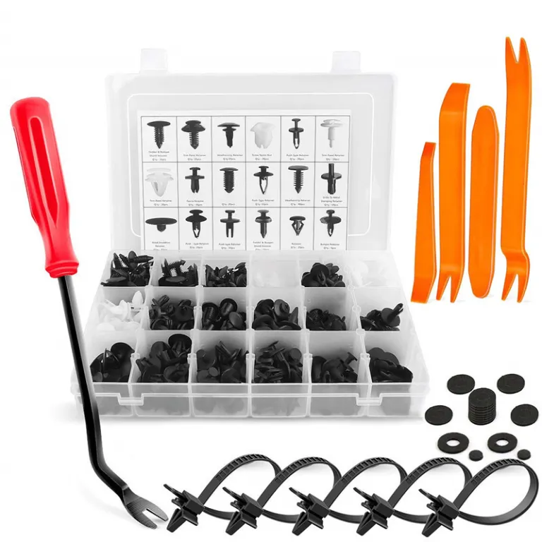 بسته 415PCS بست‌های پلاستیکی انبساطی برای تزئینات داخلی درب خودرو، سپر و پنل