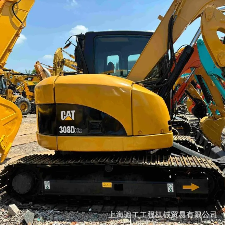 مینی بیل مکانیکی CAT308D کاترپیلار 2 بیل مکانیکی دستی، ماشین‌آلات مهندسی