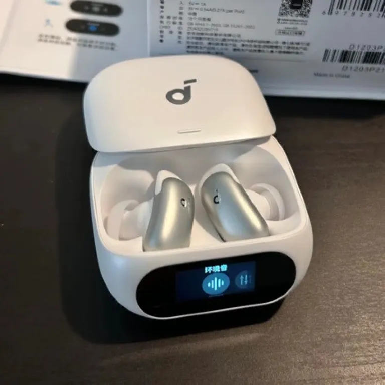 هدفون بی‌سیم بلوتوثی نویزکنسلینگ فعال Anker Liberty 5Pro اتاق جلسه بی‌صدا D1203