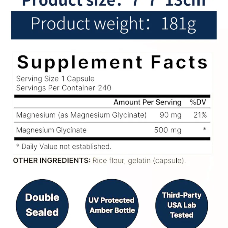 کپسول مکمل ترکیبی منیزیم گلیسینات MAGNESIUM capsules آمازون TK موجودی کراس‌بوردر فرآوری‌شده