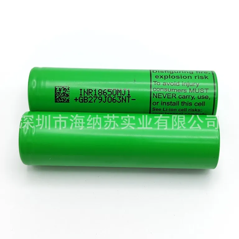باتری لیتیوم یونی نو اورجینال ال‌جی 18650 MJ1 3500mAh با دشارژ پیوسته 10A مناسب مدل‌های هوایی