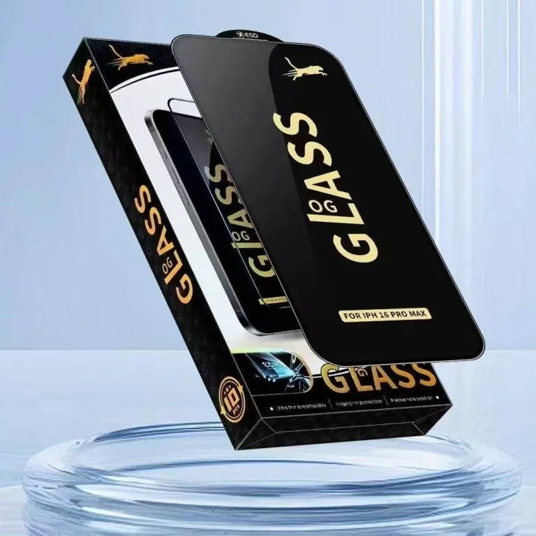 محافظ صفحه نمایش شیشه‌ای ضد الکتریسیته ساکن Super X مناسب برای 17promax/16 سری اپل 15 ضد گرد و غبار تمام صفحه