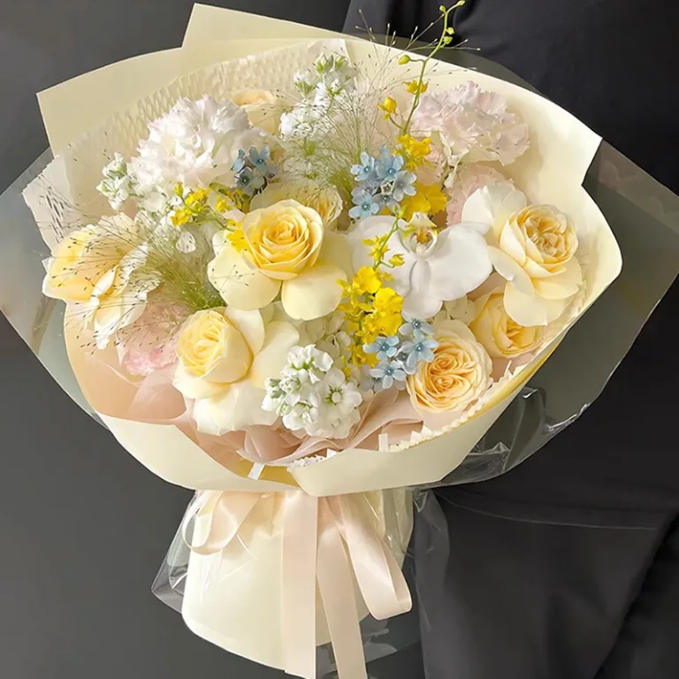 8 کاغذ ابریشمی ضخیم ضدآب ساده مخصوص بسته‌بندی گل، کاغذ گل فروشی، کاغذ بسته‌بندی دسته گل، کاغذ اویا تک‌رنگ برای گل‌آرایی و گل فروشی