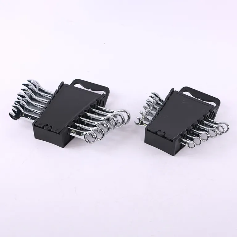 مجموعه آچار تخت و رینگی آینه‌ای 12 تکه دوکاره تعمیرات خودرو و مکانیکی 8-24mm