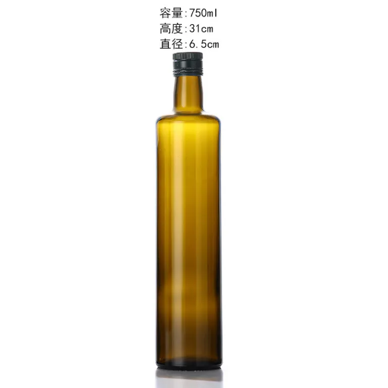 بطری شیشه‌ای خالی روغن زیتون، بطری روغن کاملیا، روغن فلفل سیچوان، روغن گردو، روغن کنجد خانگی و آشپزخانه تجاری