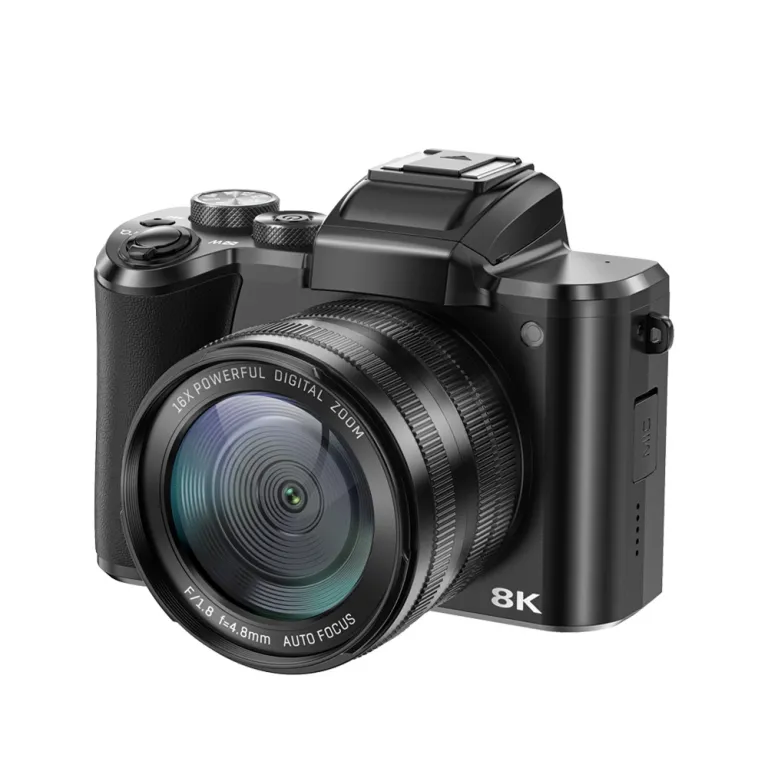 DC226 دوربین دیجیتال HD مخصوص کراسبوردر با سنسور 4800 مگاپیکسل، دوربین سلفی دوگانه با زیباسازی چهره برای دانش‌آموزان
