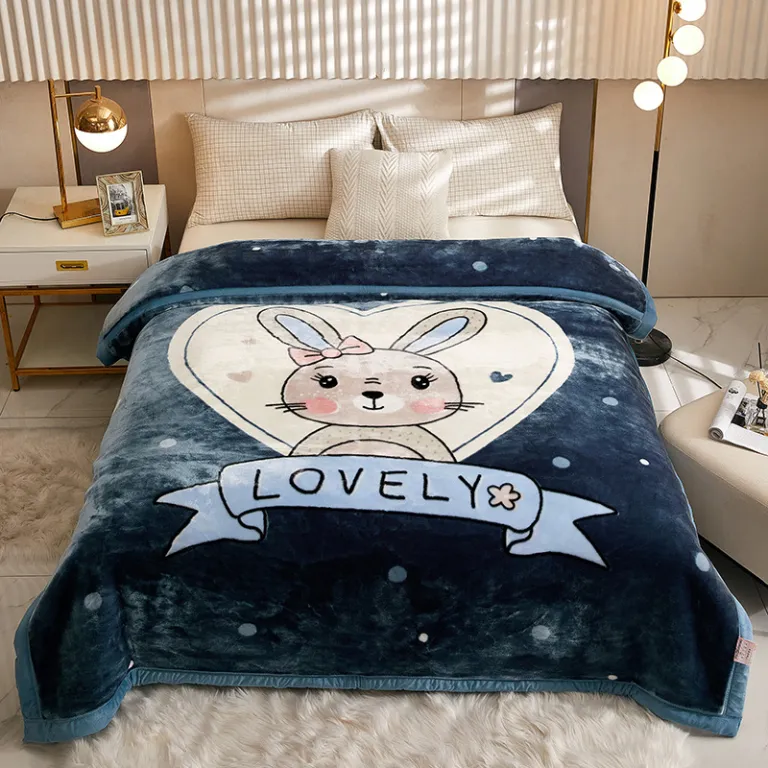 پتوی راشل دولایه ضخیم پاییز و زمستان، پتوی اصل، پتوی هدیه، پتوی ابری آنتی‌استاتیک، عمده با قیمت ویژه