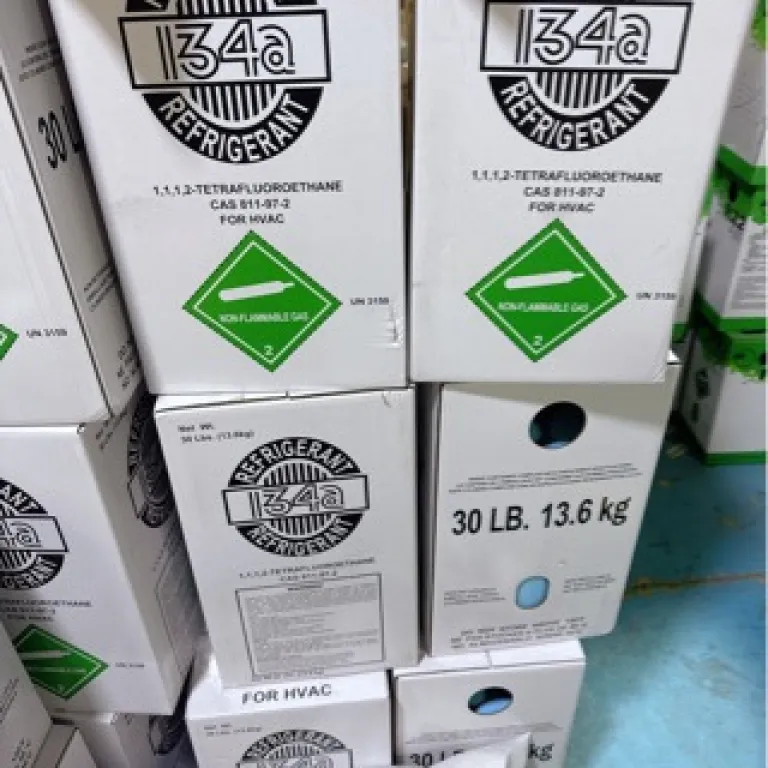 R134a مبرد کولر خودرو بسته‌بندی انگلیسی منبع کارخانه عمده فروشی ارسال رایگان R134a