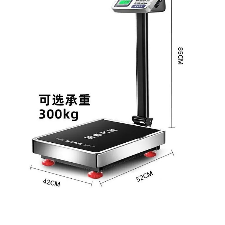 ترازوی آشپزخانه الکترونیکی 300Kg تاشو تجاری دقیق ترازوی رومیزی قابل حمل