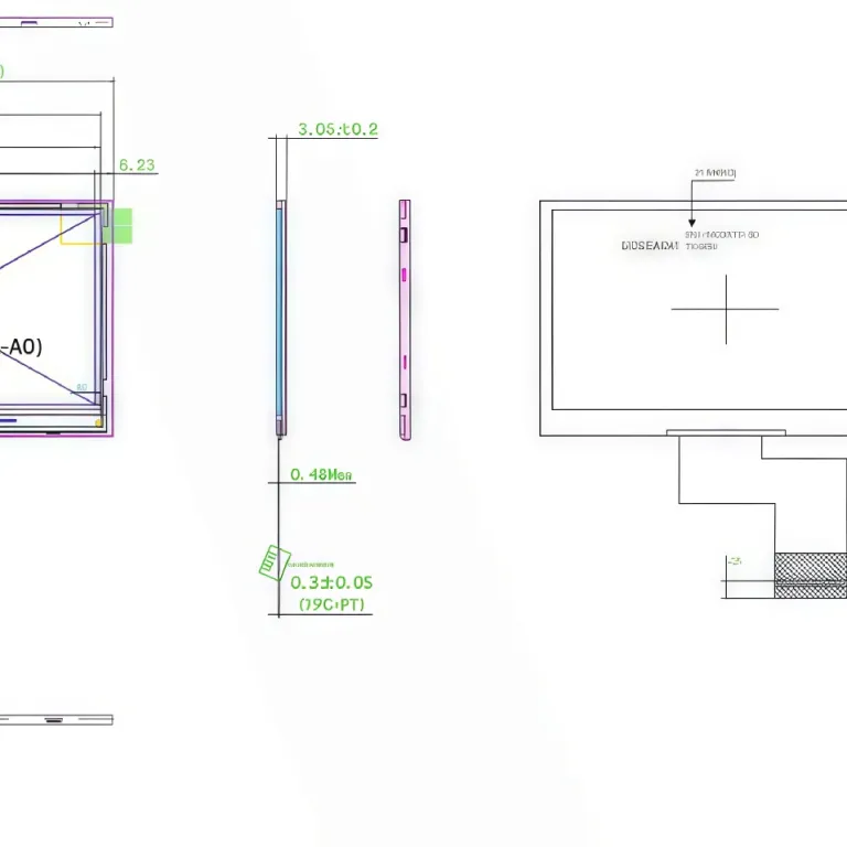 صفحه نمایش LCD 4.3 اینچی RGB 480*272 ماژول نمایشگر با وضوح بالا برای کاربردهای پزشکی و دیجیتال، قابل اتصال به پنل لمسی
