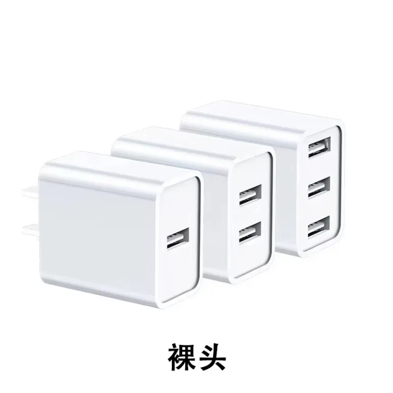 5V2A شارژر 3C دارای گواهینامه، شارژر سریع USB چند پورت دوگانه برای موبایل، آداپتور برق چند خروجی