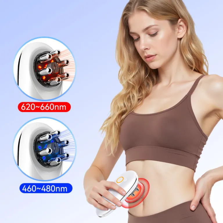 دستگاه لاغری و فرمدهی صورت و بدن با EMS و میکروجریان، ماساژور برقی گواشا و بادکش برای لاغری ران و شکم