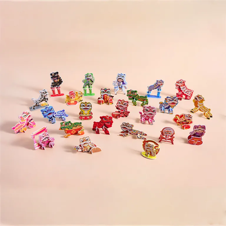 3D پازل سهبعدی حشرات جذاب، اسباببازی خلاقانه DIY کودکان 3-6 سال، کاردستی آموزشی مهدکودک، کارتهای هوشی