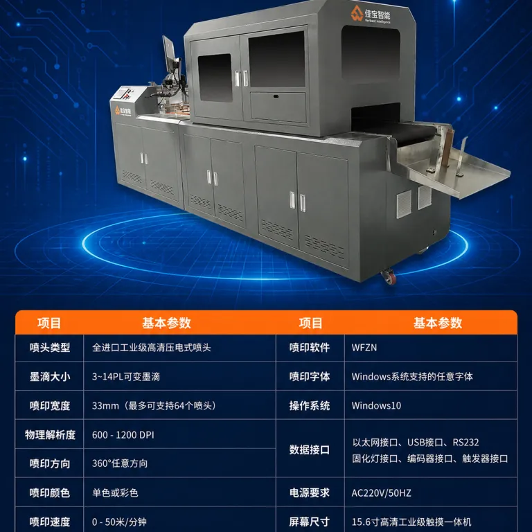 چاپگر دیجیتال UV پرسرعت رنگی بدون پلیت وان‌پس برای لیوان کاغذی، آستین فنجان و کیسه کاغذی چای شیر و قهوه