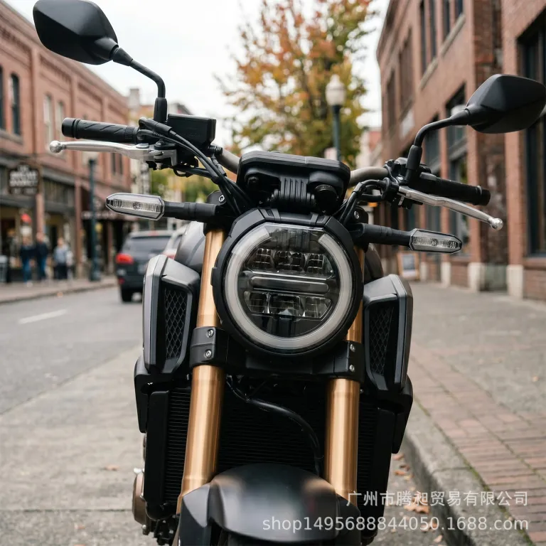 چراغ جلو LED گرد مناسب هوندا CB650R CB1000R با نور دوگانه