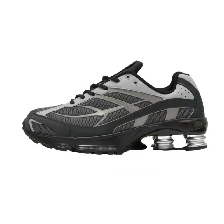 کفش رانینگ ریباک Reebok با بالشتک هوا Shox توری تنفس‌پذیر ضربه‌گیر و کفی بلند زنانه و مردانه